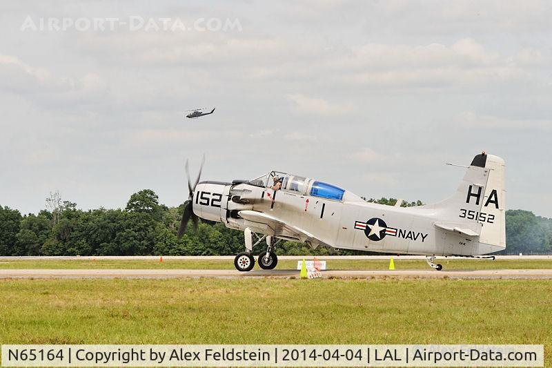 N65164, 1955 Douglas EA-1E Skyraider AD-5W C/N 55-471DH, Sun-N-Fun 2014