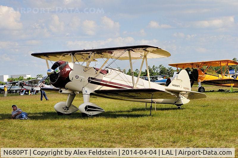 N680PT, 1944 Boeing A75N1 C/N 75-2028, Sun-N-Fun 2014