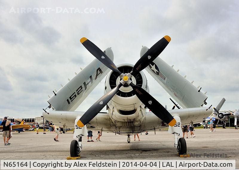 N65164, 1955 Douglas EA-1E Skyraider AD-5W C/N 55-471DH, Sun-N-Fun 2014