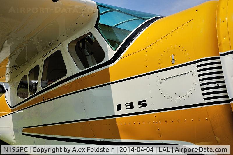 N195PC, 1954 Cessna 195B Businessliner C/N 16140, Sun-N-Fun 2014