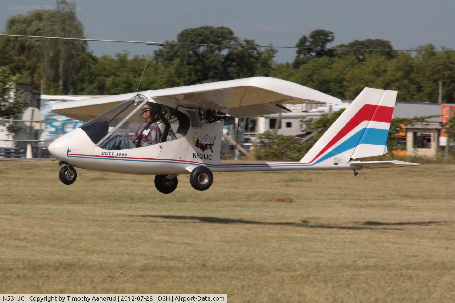 N531JC, 2002 Earthstar Gull 2000 C/N G2K2002JRC, 2002 Earthstar/cunningham J GULL 2000, c/n: G2K2002JRC