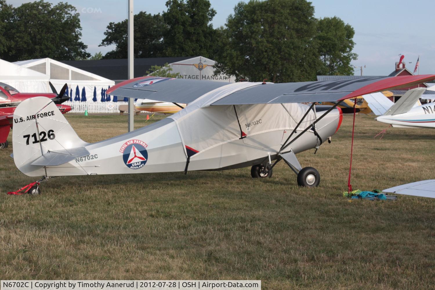 N6702C, Aeronca 7BCM C/N 7BCM488, Aeronca 7BCM, c/n: 7BCM488