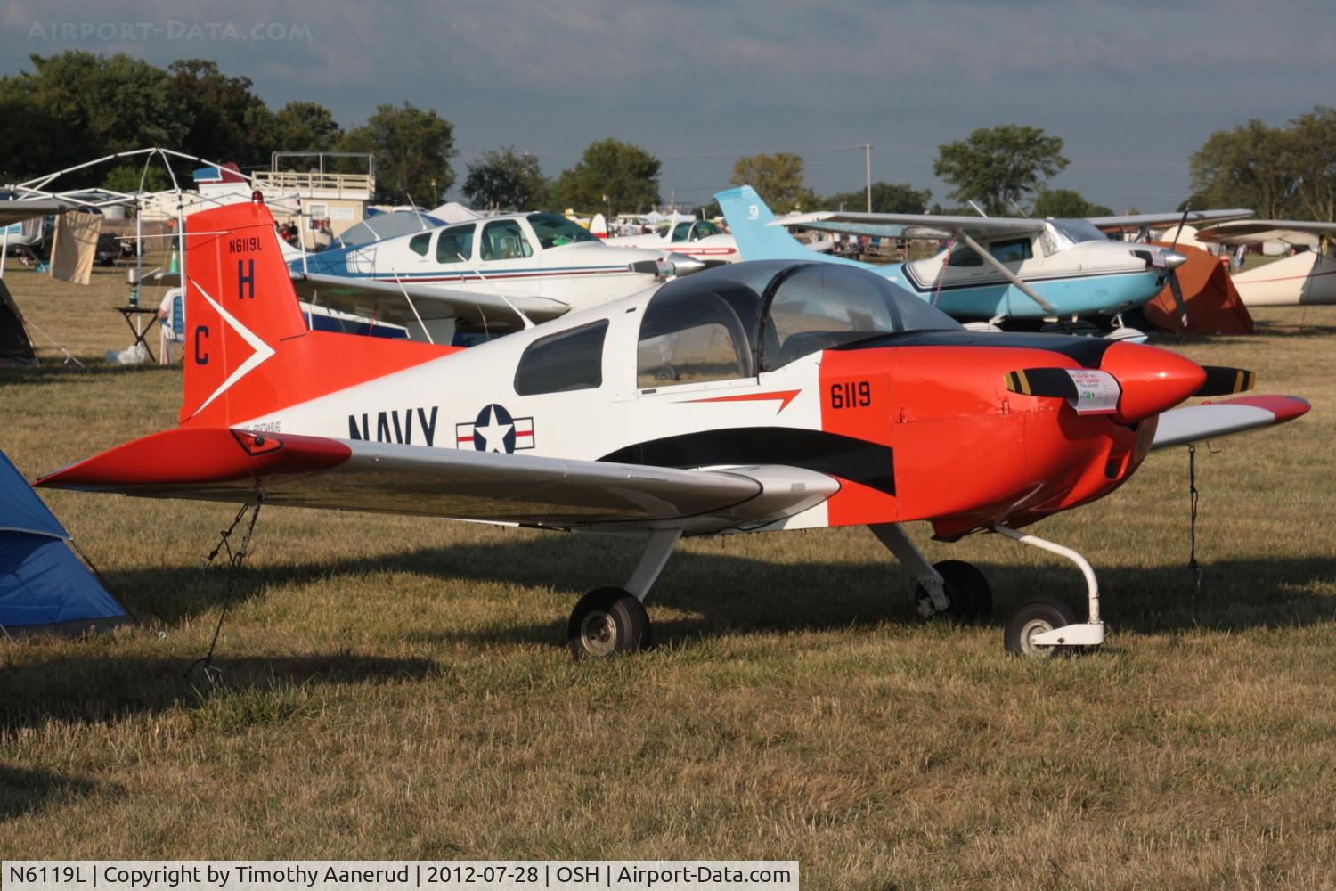 N6119L, 1970 American AA-1 Yankee C/N AA1-0319, 1970 American AA-1, c/n: AA1-0319