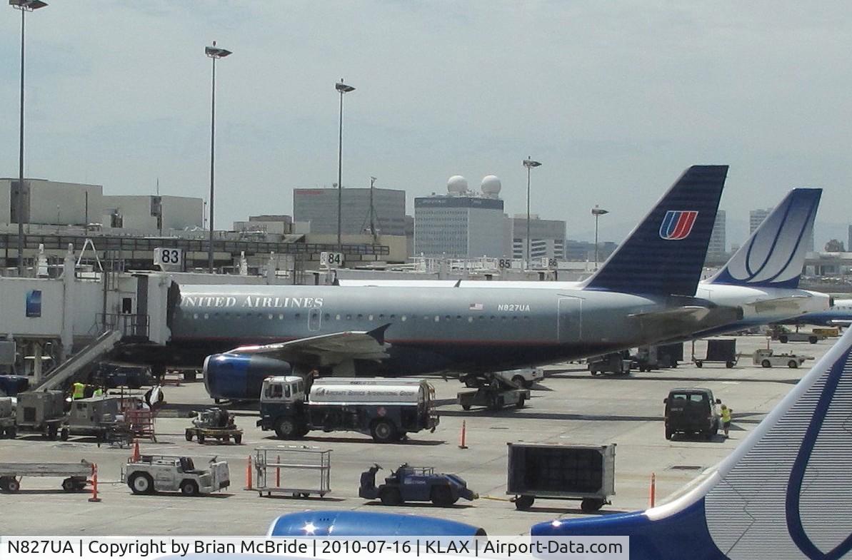 N827UA, 1999 Airbus A319-131 C/N 1022, United Airlines. A319-131. N827UA 4027 cn 1022. Los Angeles - International (LAX KLAX). Image © Brian McBride. 16 July 2010