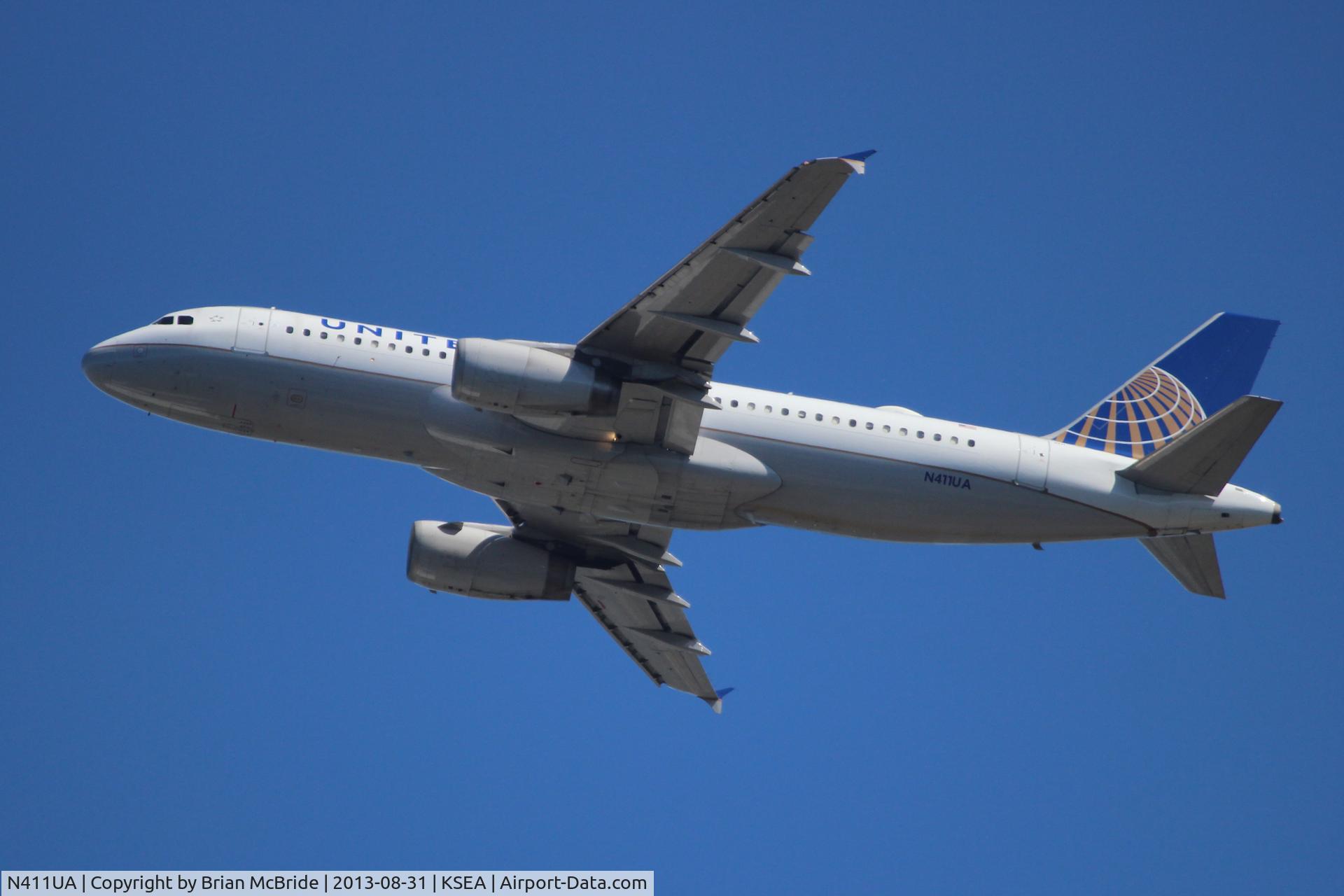 N411UA, 1994 Airbus A320-232 C/N 464, United Airlines. A320-232. N411UA 4711 cn 464. Seattle Tacoma - International (SEA KSEA). Image © Brian McBride. 31 August 2013