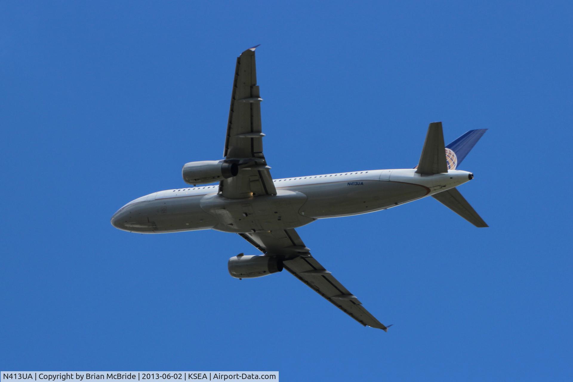 N413UA, 1994 Airbus A320-232 C/N 470, United Airlines .A320-232. N413UA 4713 cn 470. Seattle Tacoma - International (SEA KSEA). Image © Brian McBride. 02 June 2013