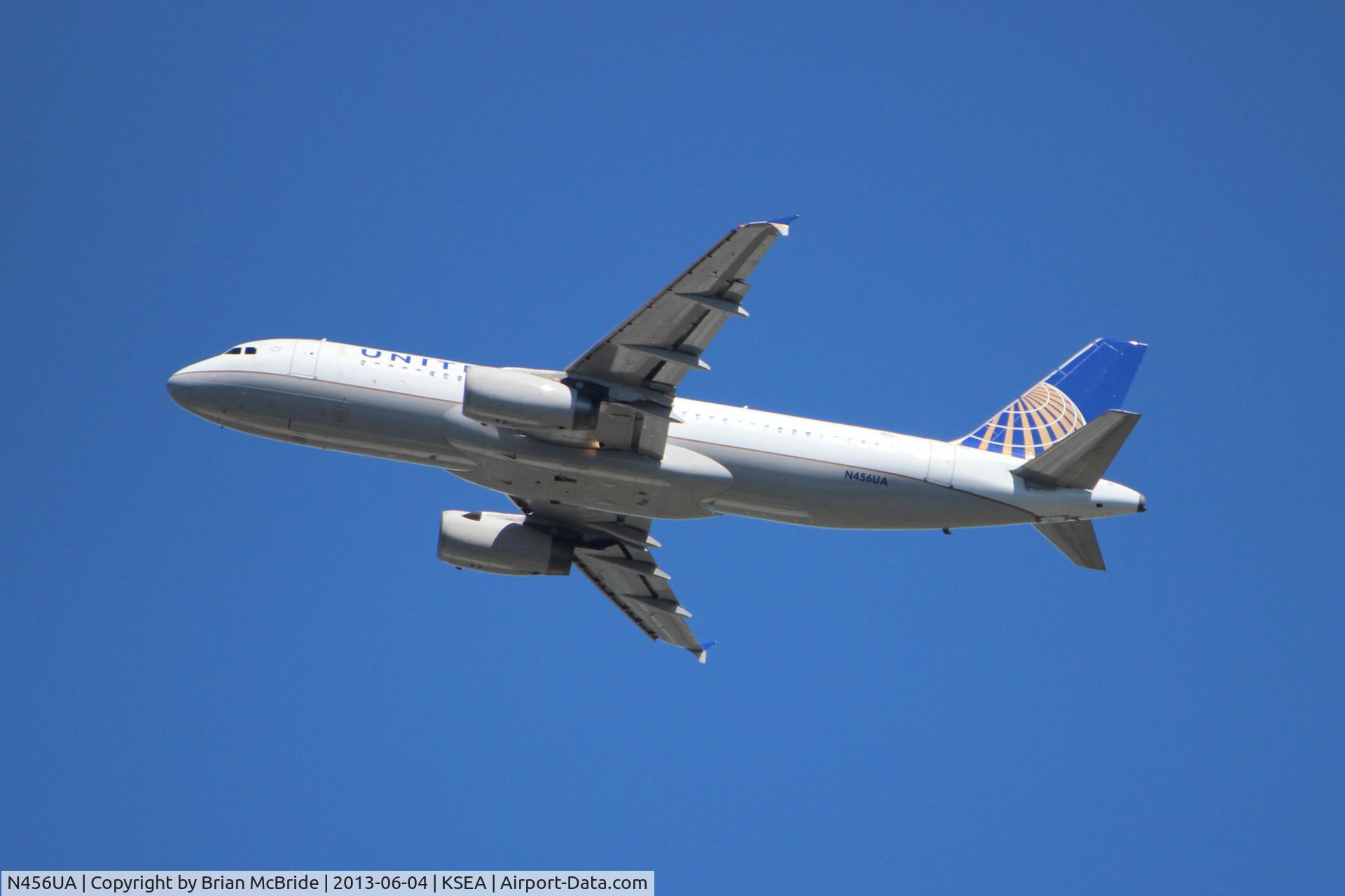 N456UA, 1999 Airbus A320-232 C/N 1128, United Airlines. A320-232. N456UA cn 1128. Seattle Tacoma - International (SEA KSEA). Image © Brian McBride. 04 June 2013