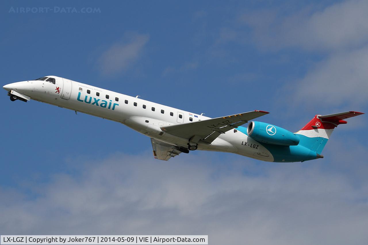LX-LGZ, 2000 Embraer EMB-145LU (ERJ-145LU) C/N 145258, Luxair