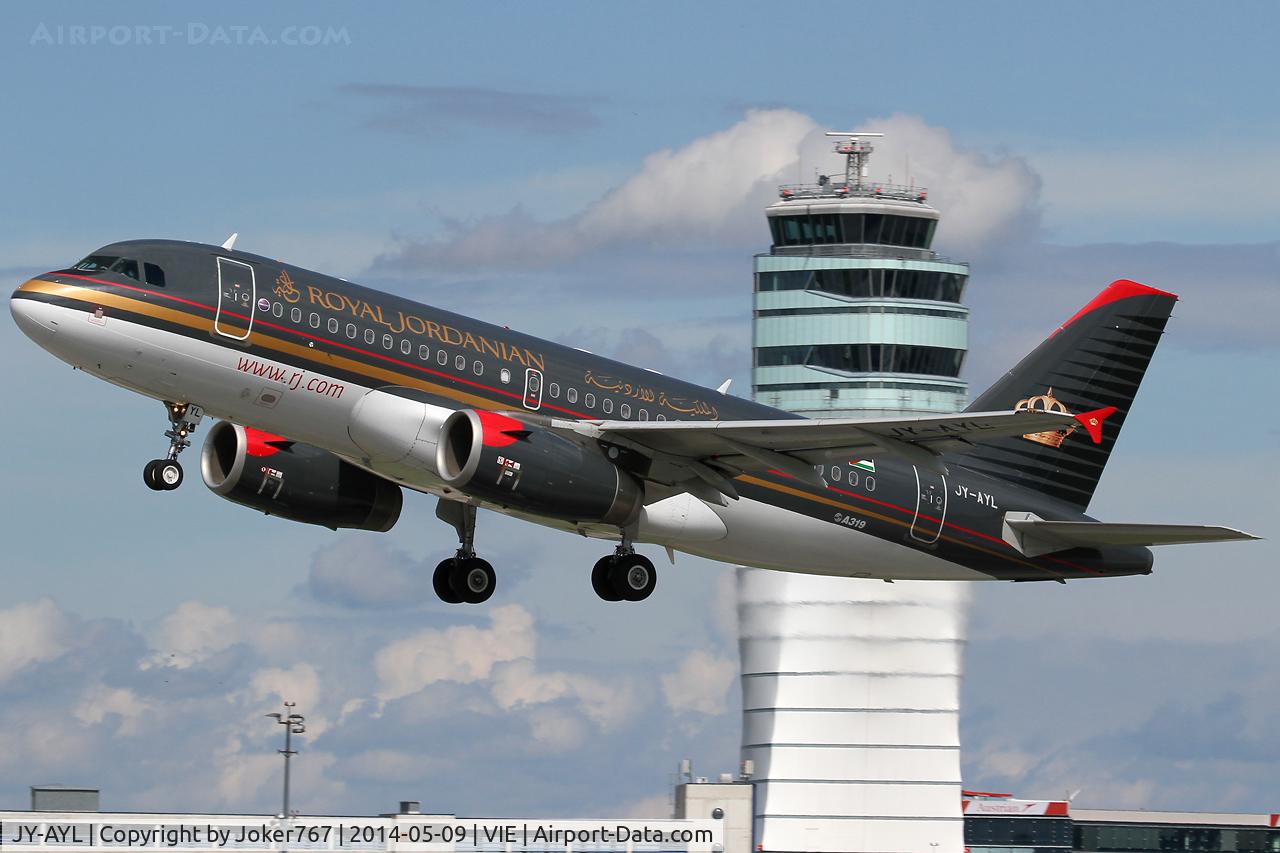 JY-AYL, 2008 Airbus A319-132 C/N 3428, Royal Jordanian