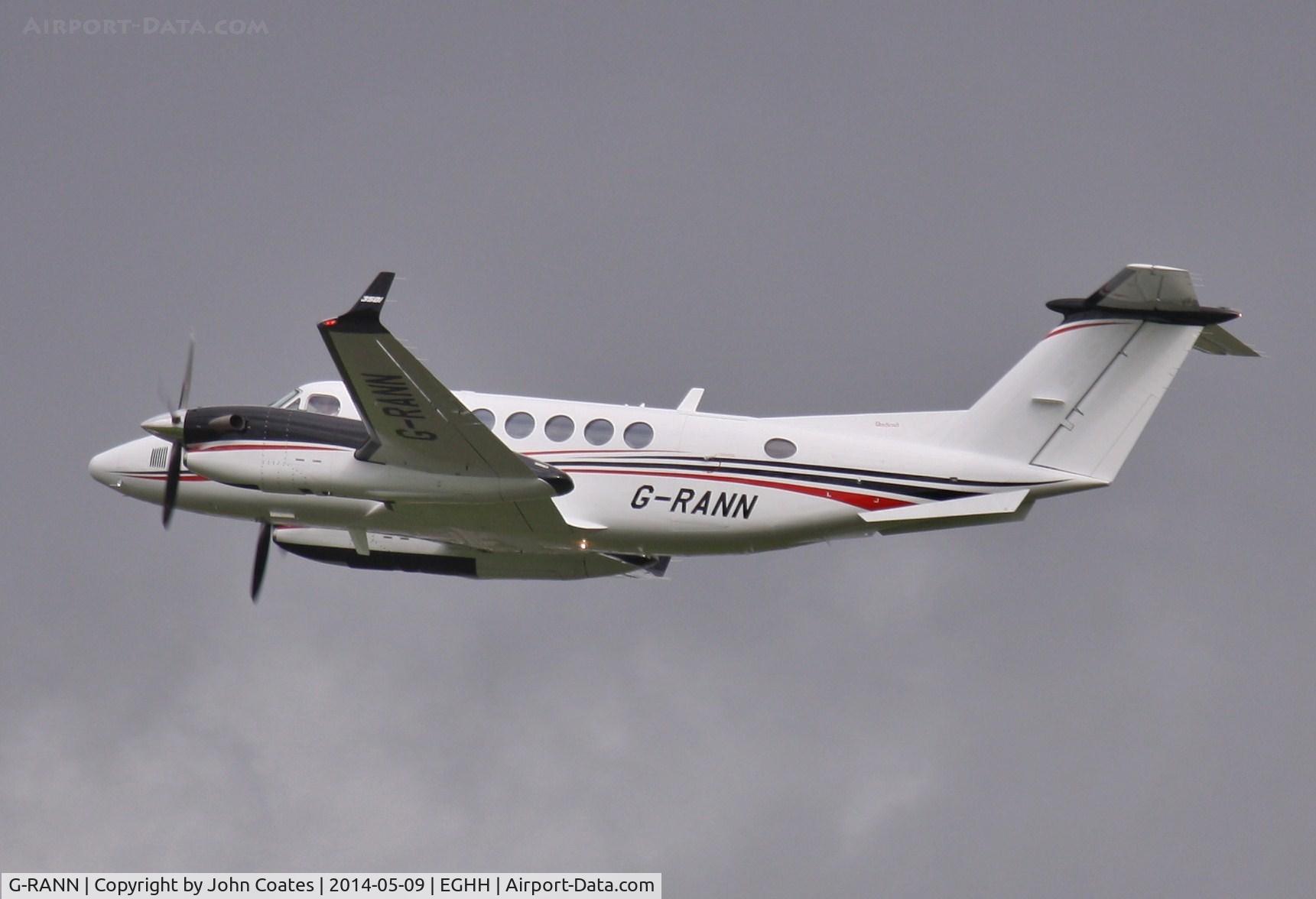 G-RANN, 2013 Beech B300 King Air King Air C/N FL-899, Cega's replacement for N500CS departs