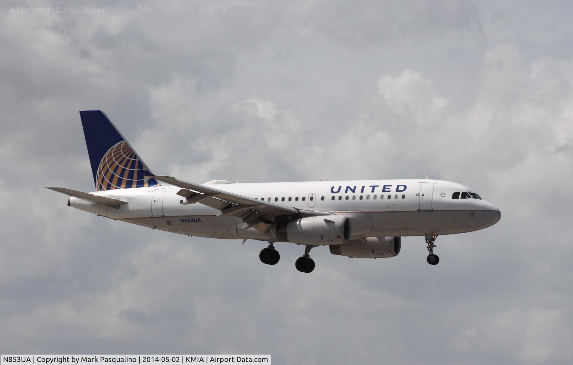 N853UA, 2002 Airbus A319-131 C/N 1688, Airbus A319
