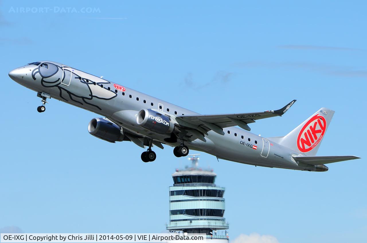 OE-IXG, 2011 Embraer 190LR (ERJ-190-100LR) C/N 19000435, NIKI
