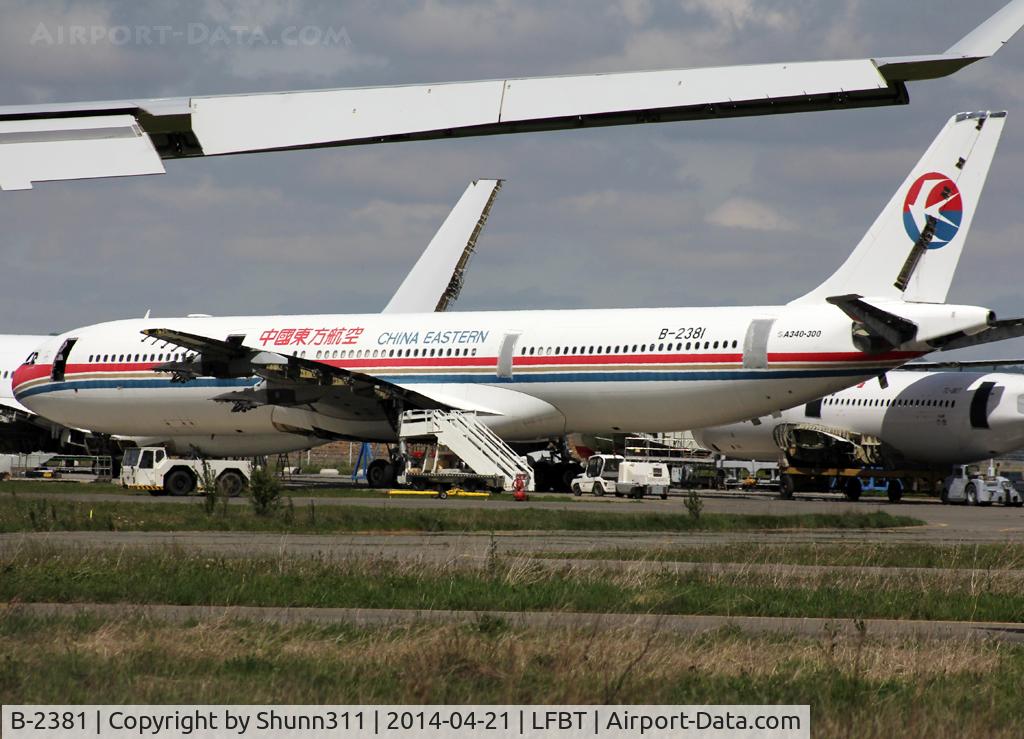 B-2381, 1996 Airbus A340-313X C/N 131, Scrapping process engaged...