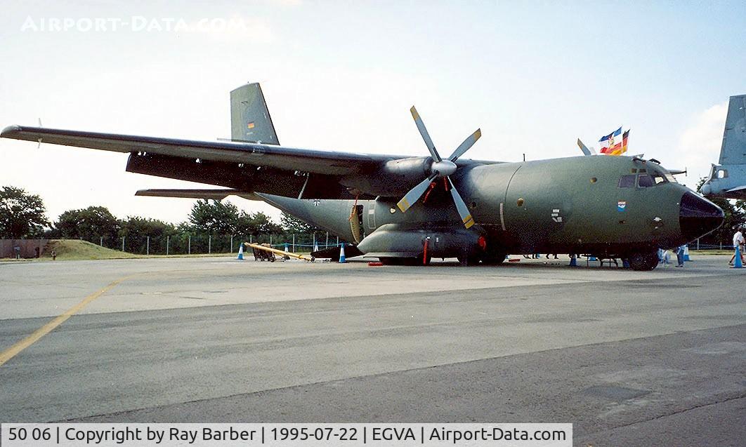 50 06, 1968 Transall C-160D C/N D6, Aerospatiale C-160D Transall [6] (German Air Force) RAF Fairford~G 22/07/1995
