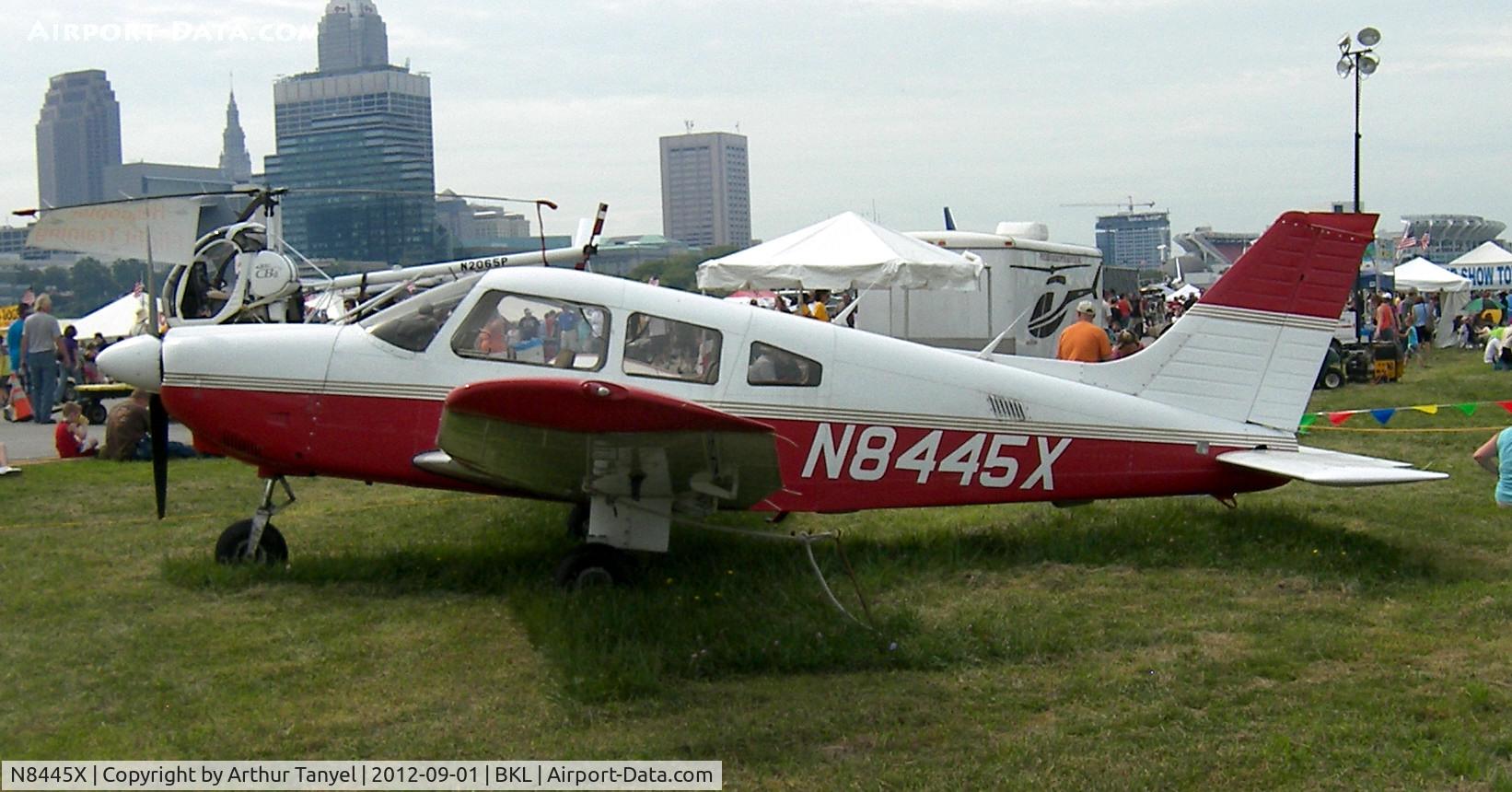 N8445X, 1981 Piper PA-28-181 Archer C/N 28-8290032, On display @ Cleveland National Airshow