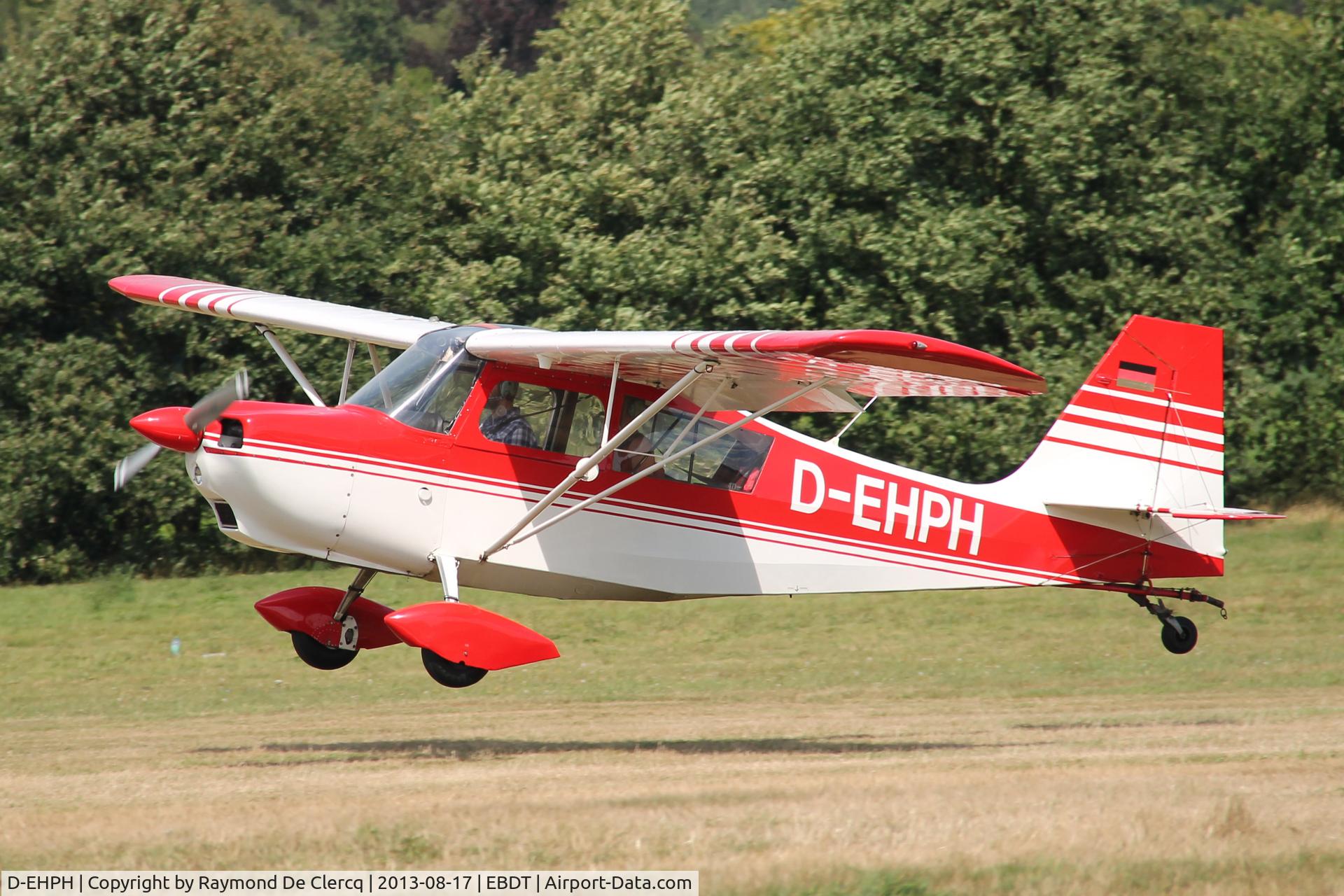D-EHPH, 1978 Bellanca 7GCBC Citabria C/N 734-74, Landing at Schaffen.