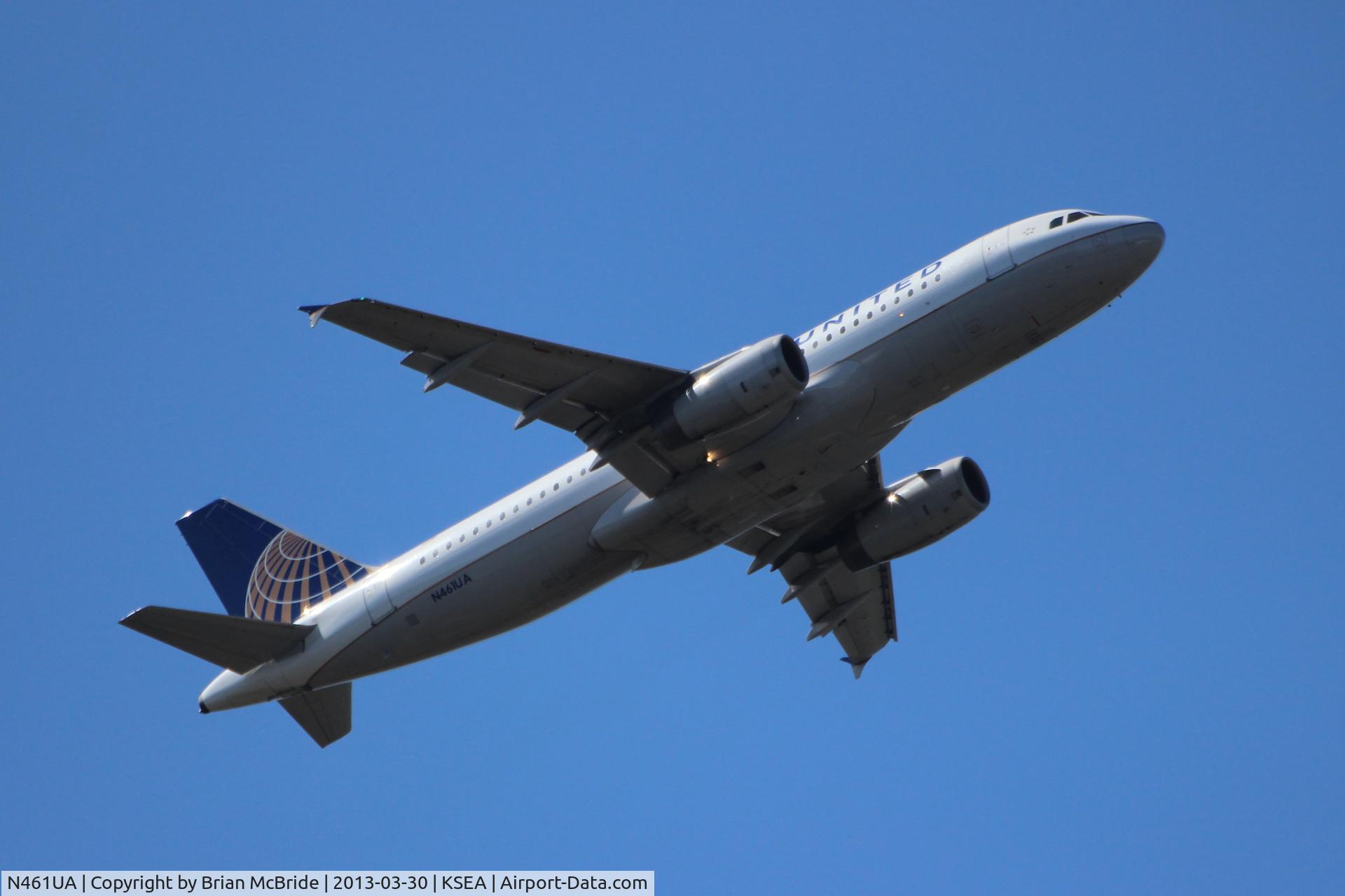 N461UA, 2000 Airbus A320-232 C/N 1266, United Airlines. A320-232. N461UA 4661 cn 1266. Seattle Tacoma - International (SEA KSEA). Image © Brian McBride. 30 March 2013