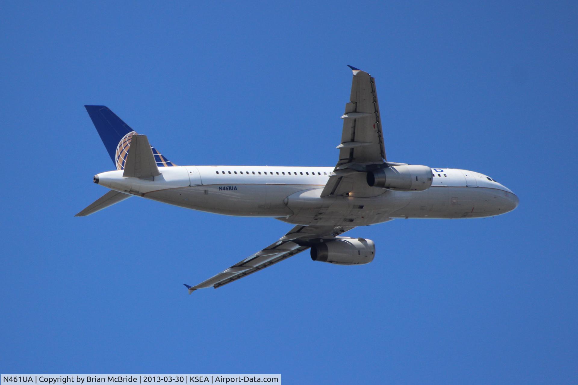 N461UA, 2000 Airbus A320-232 C/N 1266, United Airlines. A320-232. N461UA 4661 cn 1266. Seattle Tacoma - International (SEA KSEA). Image © Brian McBride. 30 March 2013