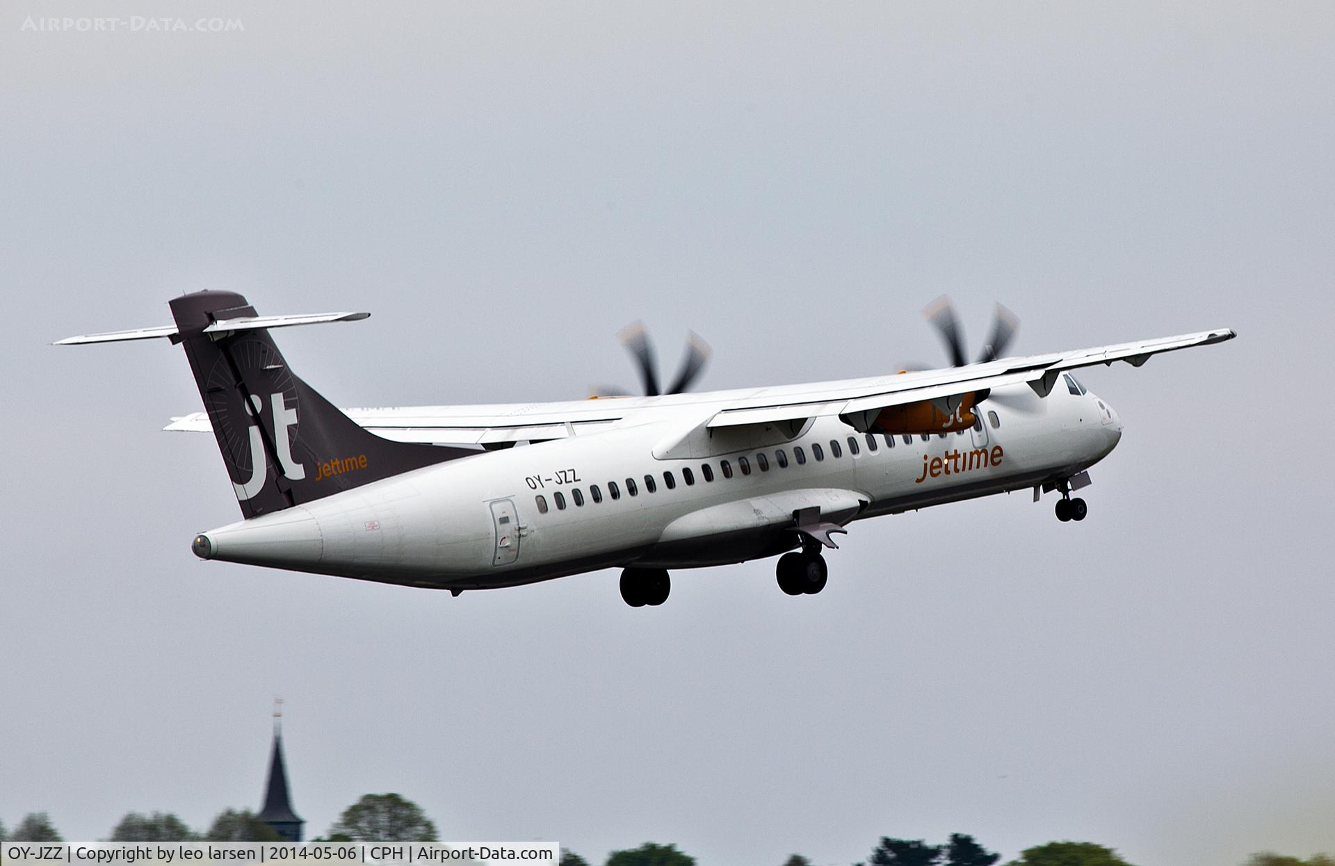 OY-JZZ, 1998 ATR 72-212A C/N 548, Copenhagen Kastrup 5.5.14