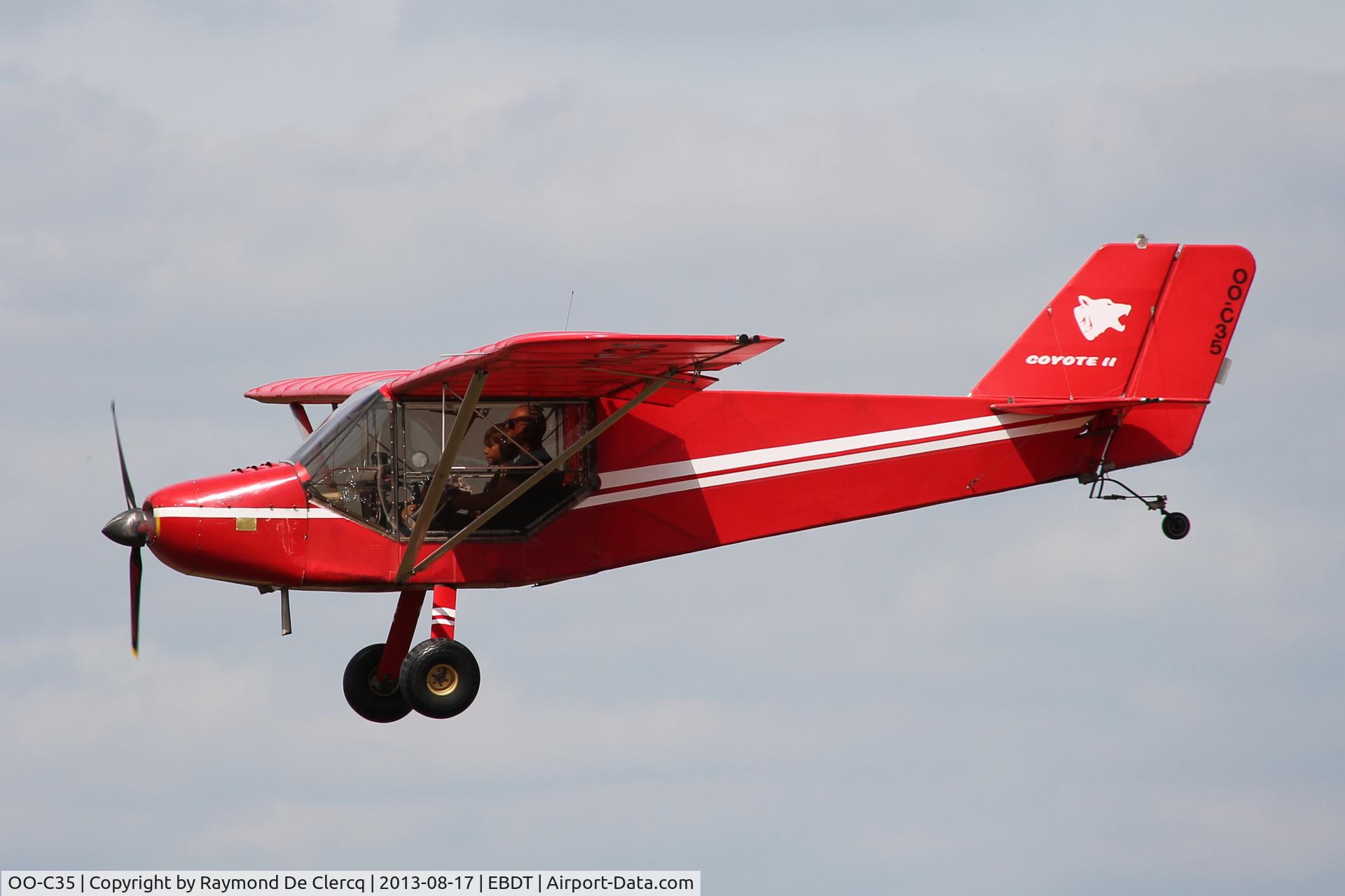 OO-C35, Rans S-6ES TD Coyote II C/N 0496981, Landing at Schaffen Fly-inn 2013