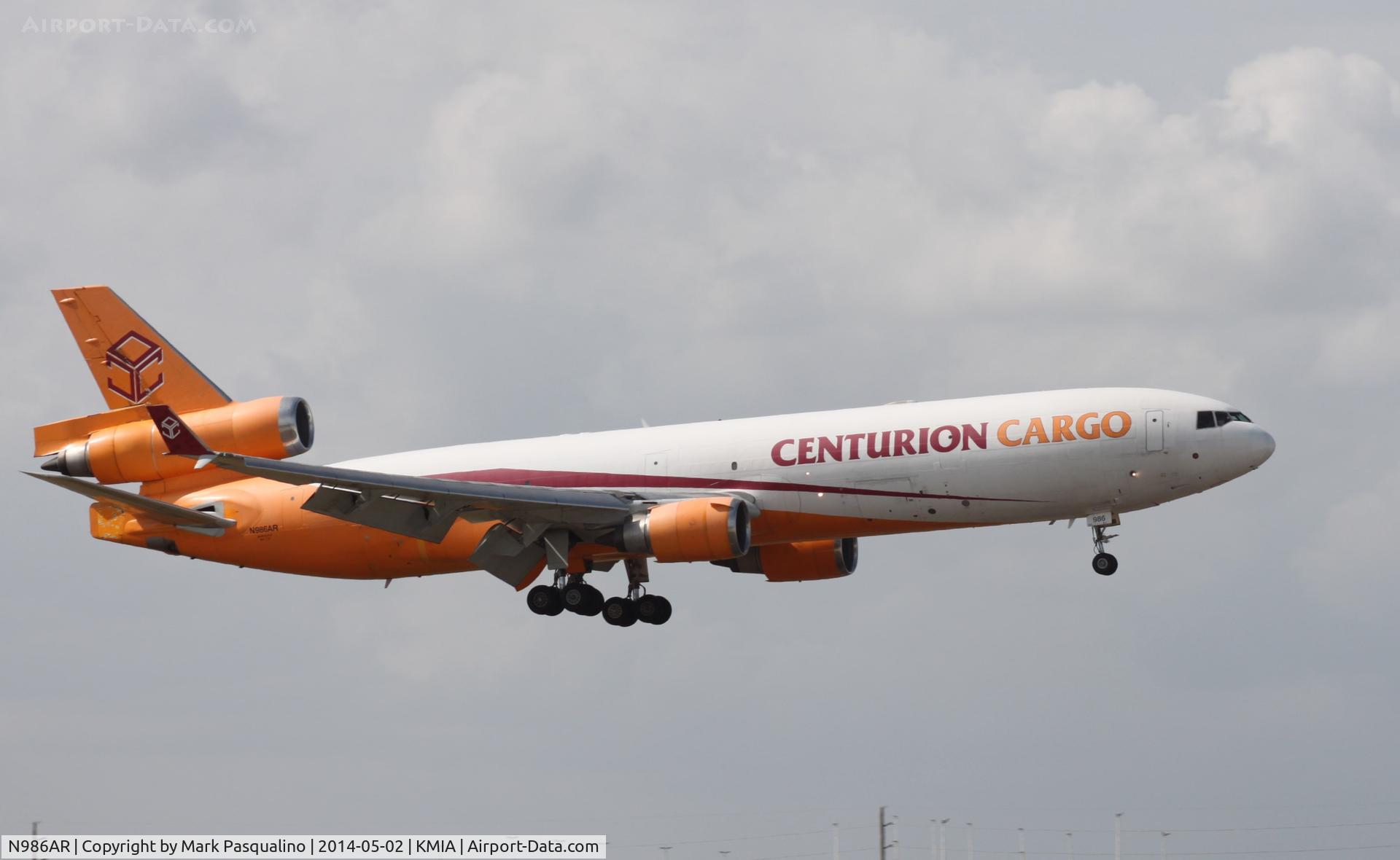 N986AR, 1991 McDonnell Douglas MD-11F C/N 48426, MD-11F