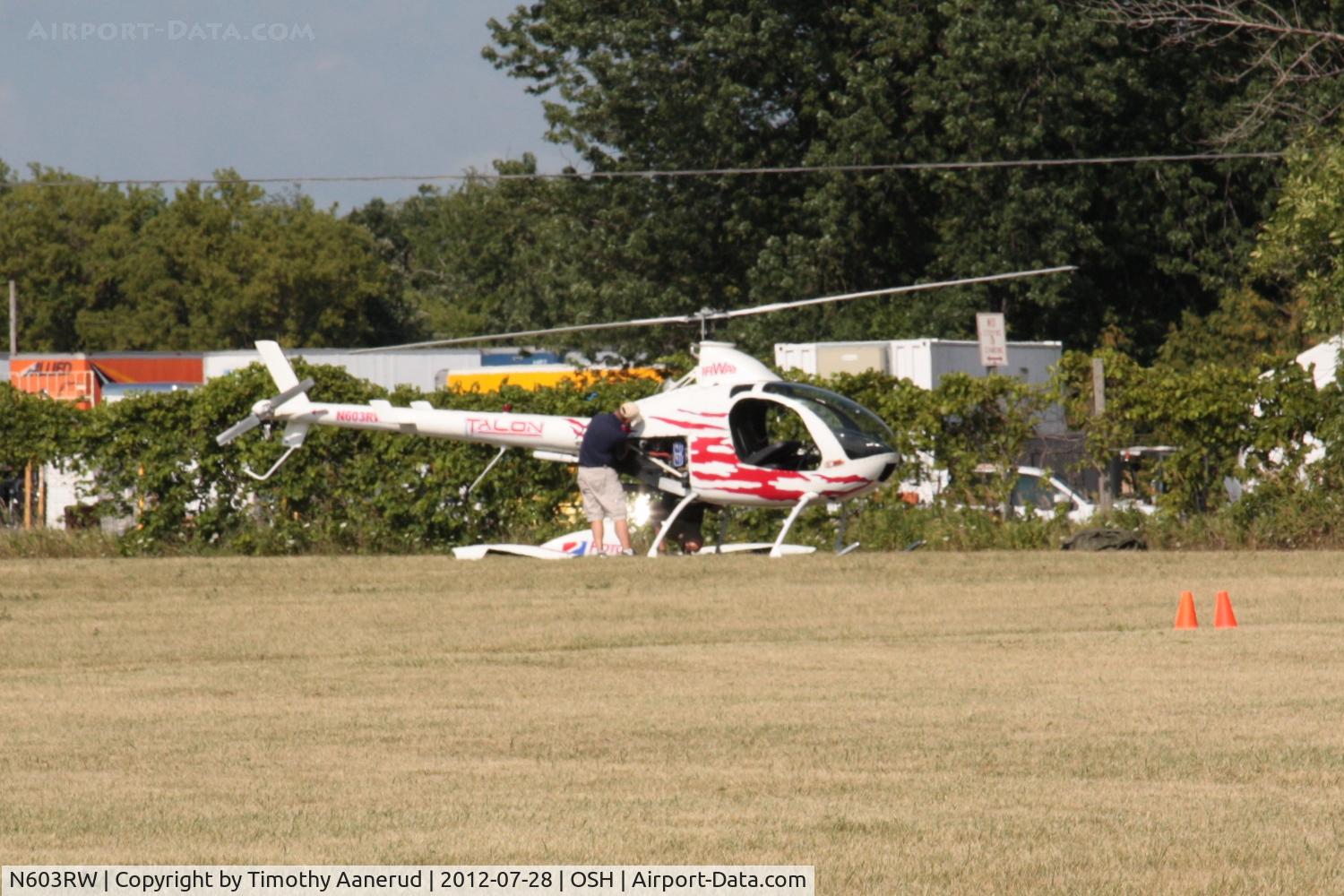 N603RW, RotorWay A600 Talon C/N 8012A, Rotorway A600 TALON, c/n: 8012A