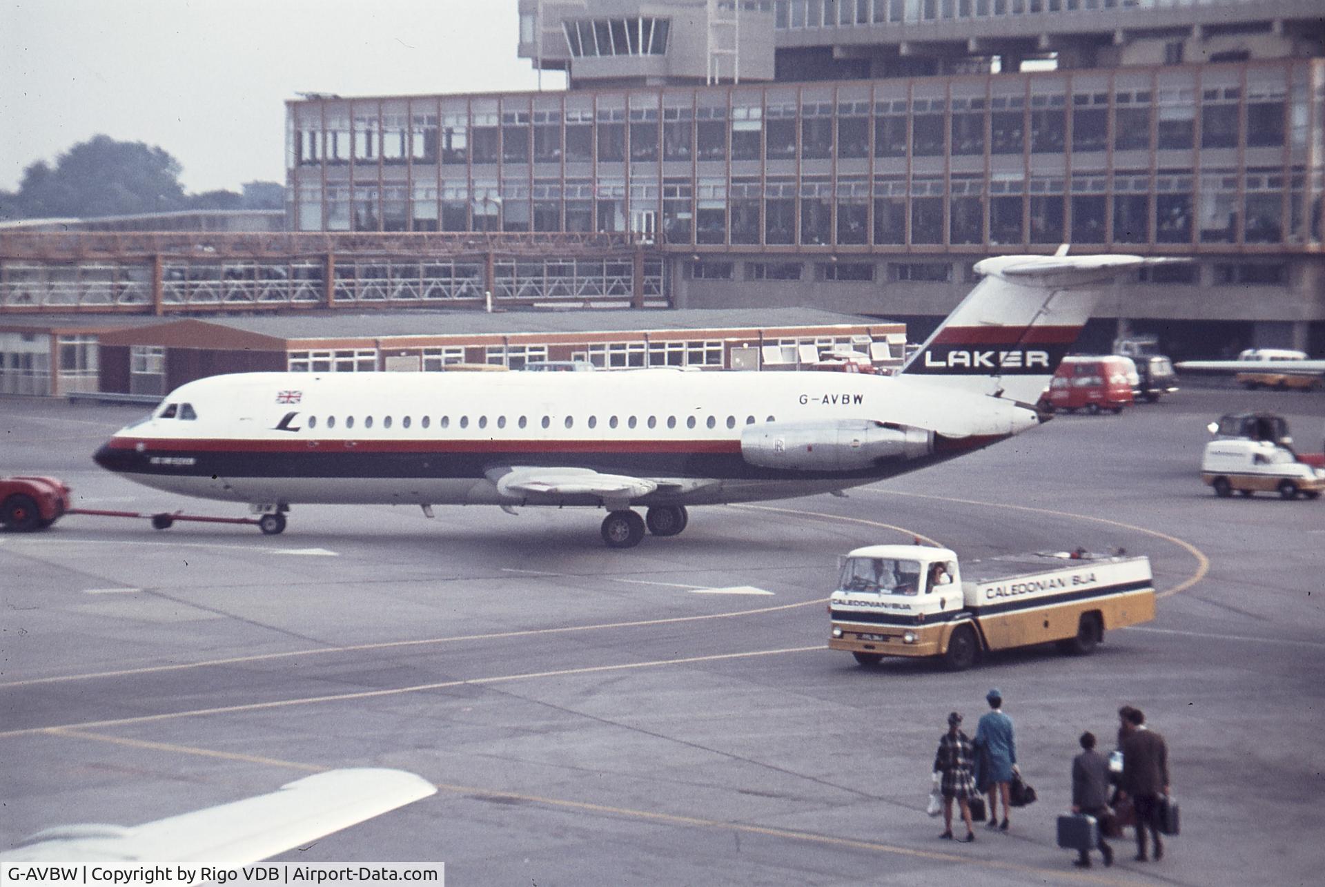 G-AVBW, 1967 BAC 111-320LAZ One-Eleven C/N BAC.107, Early Seventies.
