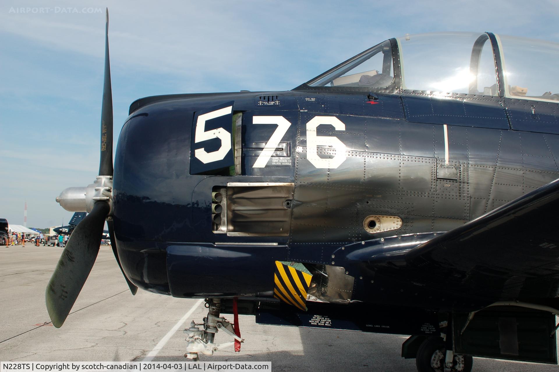 N228TS, 1954 North American T-28D Trojan C/N 200-422, 1954 North American NA-200, N228TS, at 2014 Sun n Fun, Lakeland Linder Regional Airport, Lakeland, FL