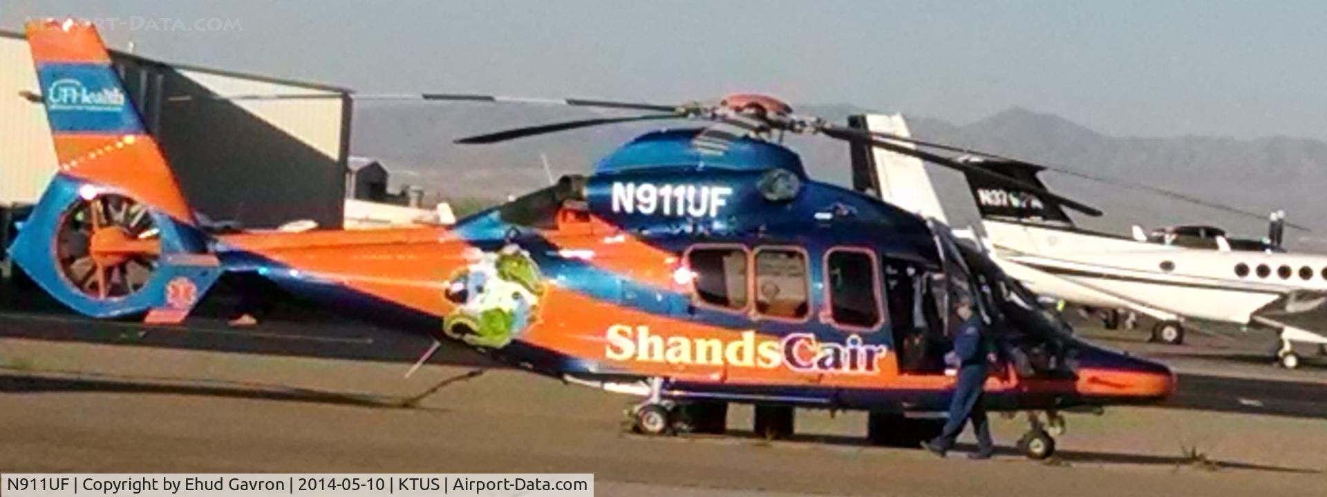 N911UF, 2013 Eurocopter EC-155B-1 C/N 6983, N911UF at Med Trans hangar, KTUS