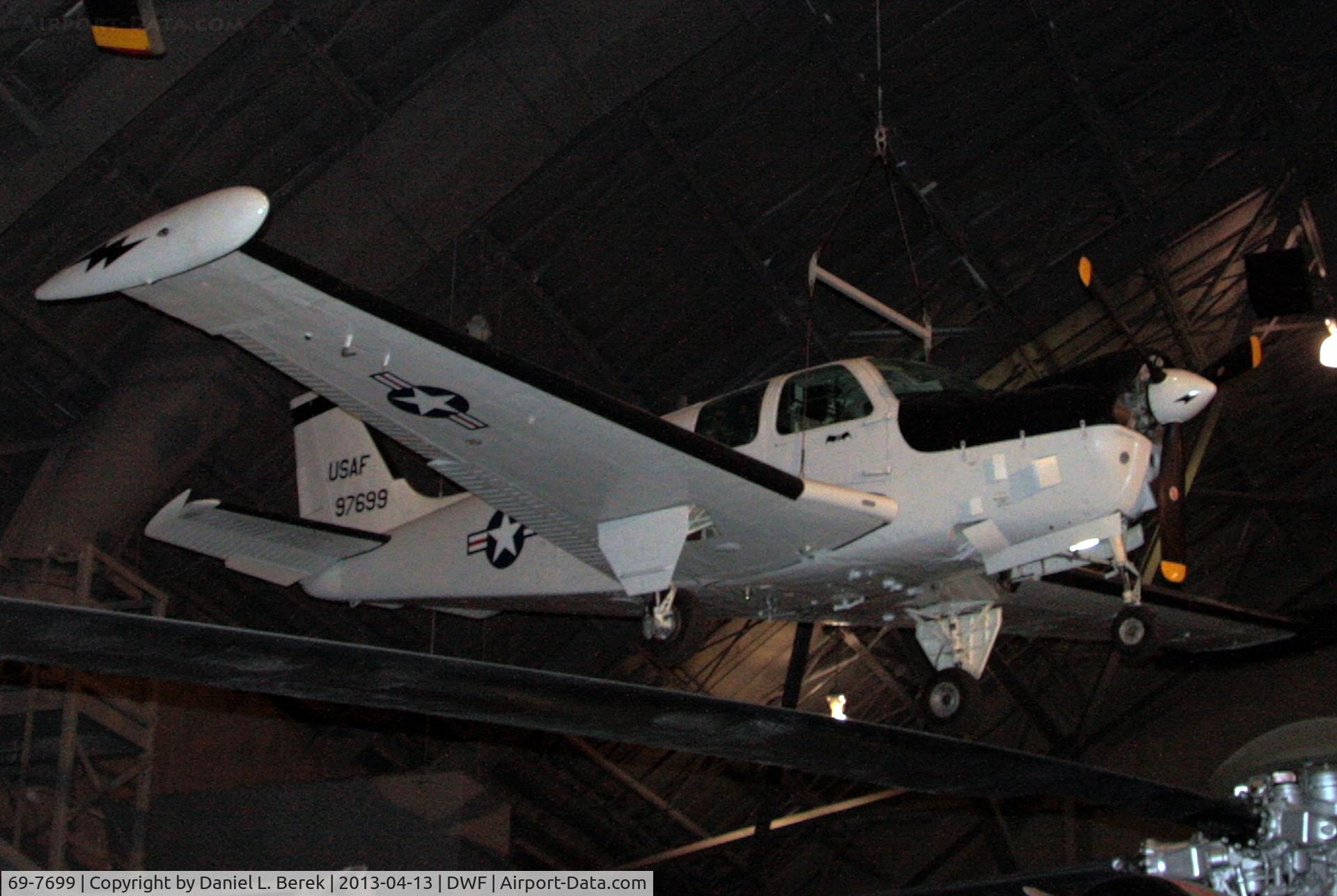 69-7699, 1969 Beech QU-22B C/N EB-7, The QU-22B was a reconnaissance version of the famous Beech A36 Bonanza.