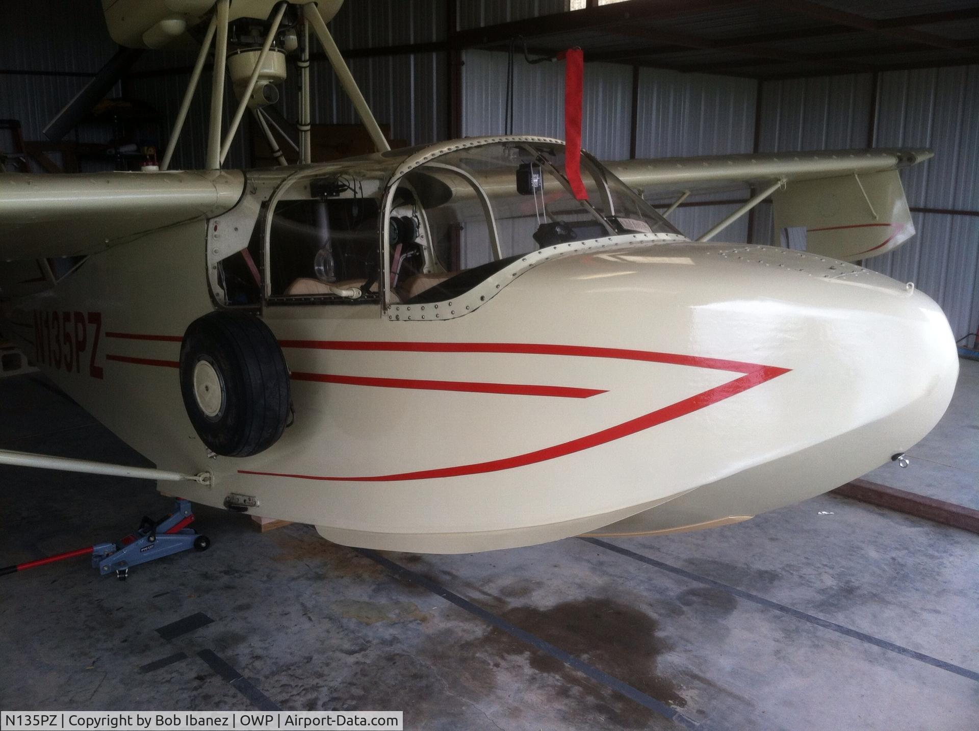 N135PZ, 1995 Volmer VJ-22 Sportsman C/N 1, Gear retraction check...a-ok! Conditional Inspection, April 2014