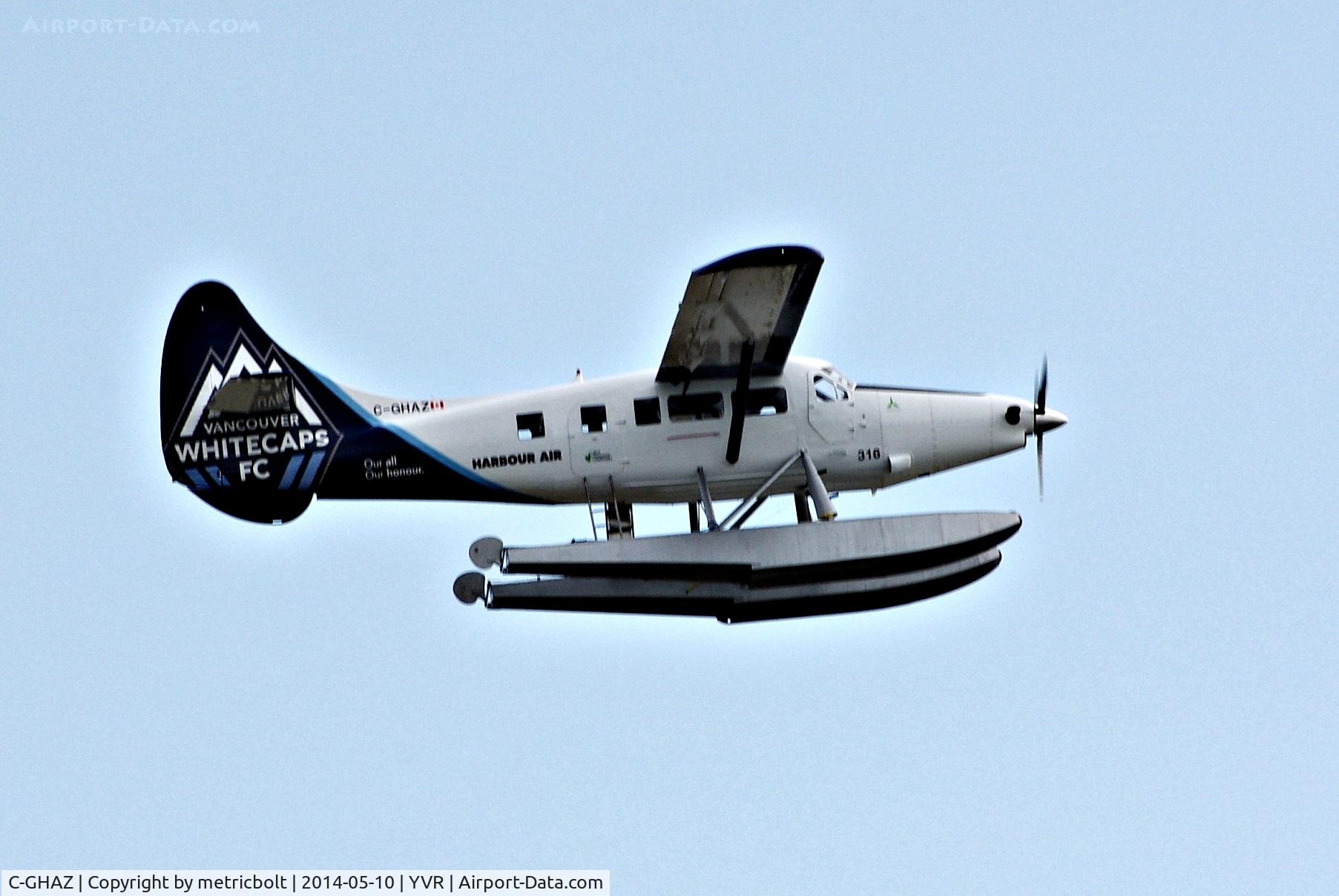 C-GHAZ, 1953 De Havilland Canada DHC-3 Otter C/N 19, In its latest Vancouver Whitecaps livery
