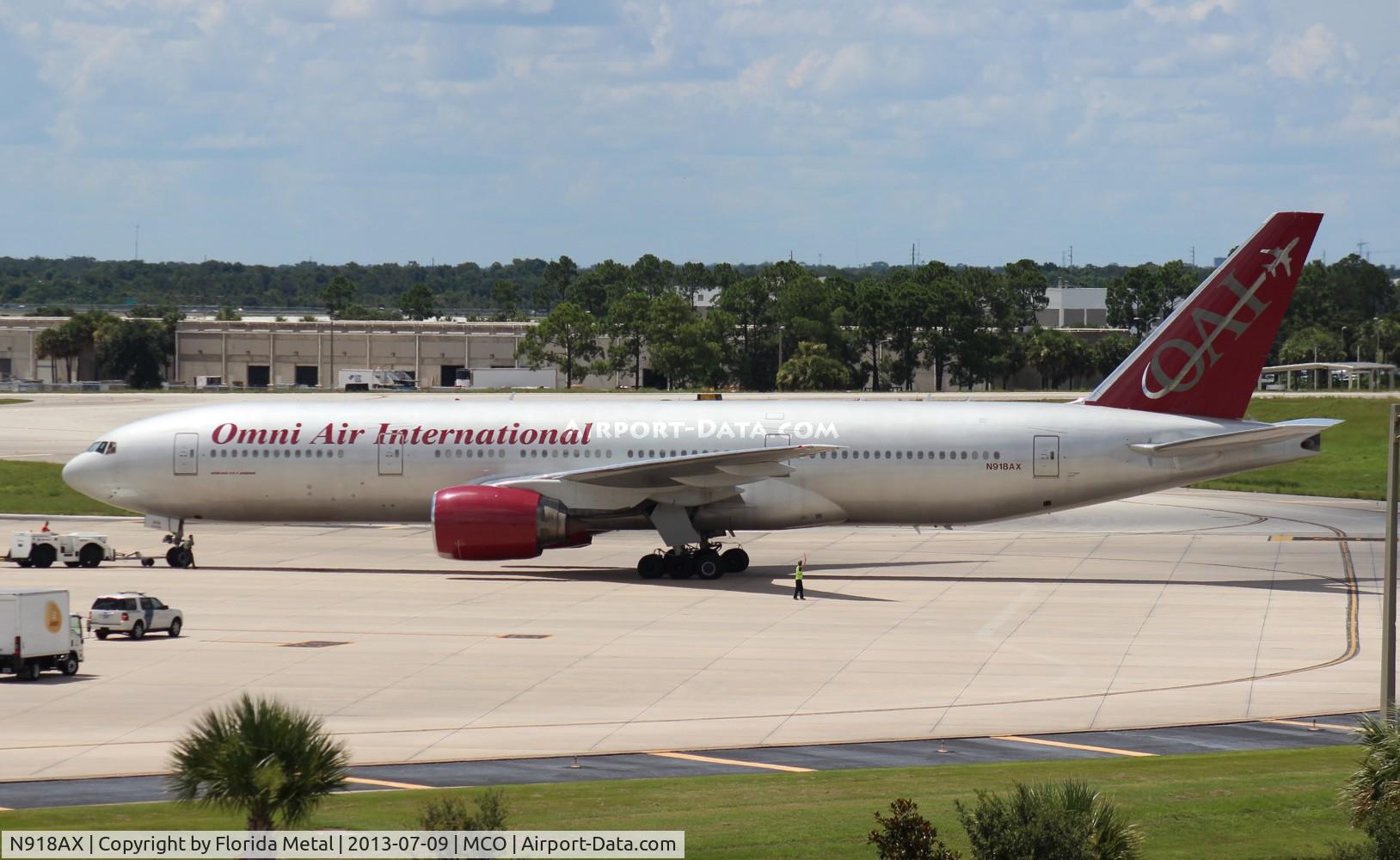 N918AX, 1997 Boeing 777-222 C/N 26935, Omni Air 777-200