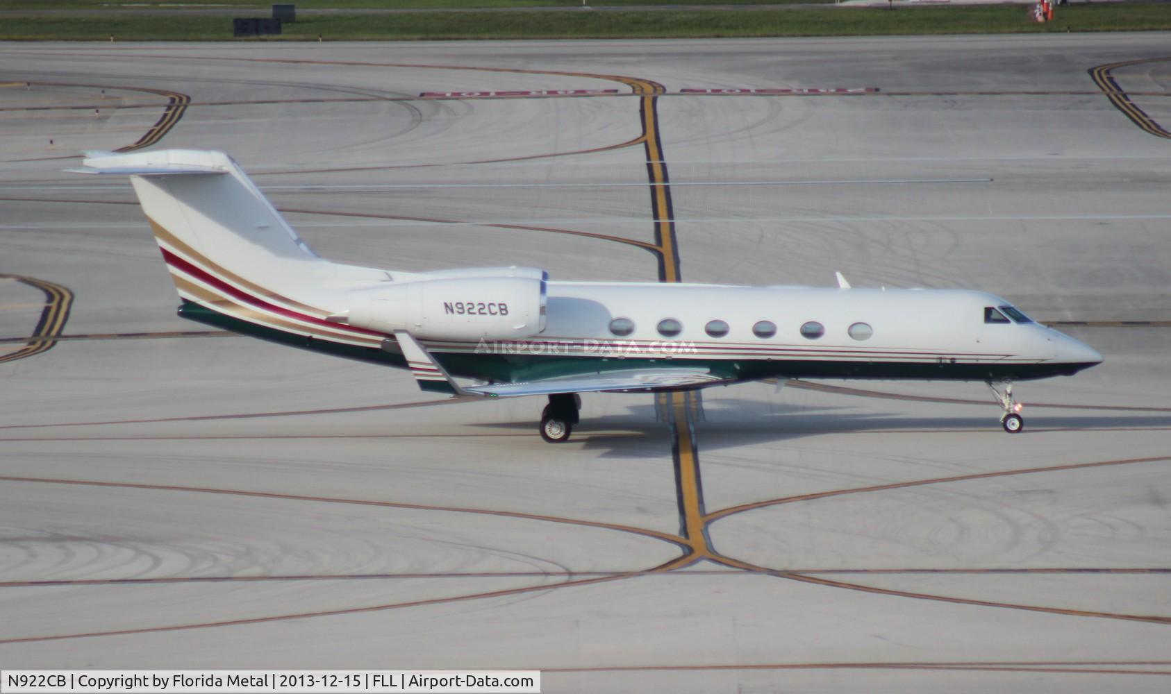 N922CB, Gulfstream Aerospace GIV-X (G450) C/N 4169, Gulfstream G450