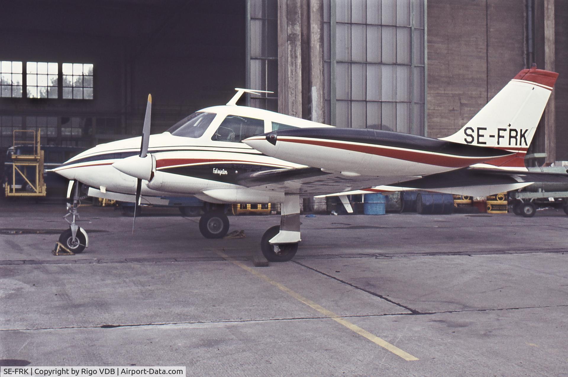 SE-FRK, Cessna 310 C/N Not found SE-FRK, Early seventies.