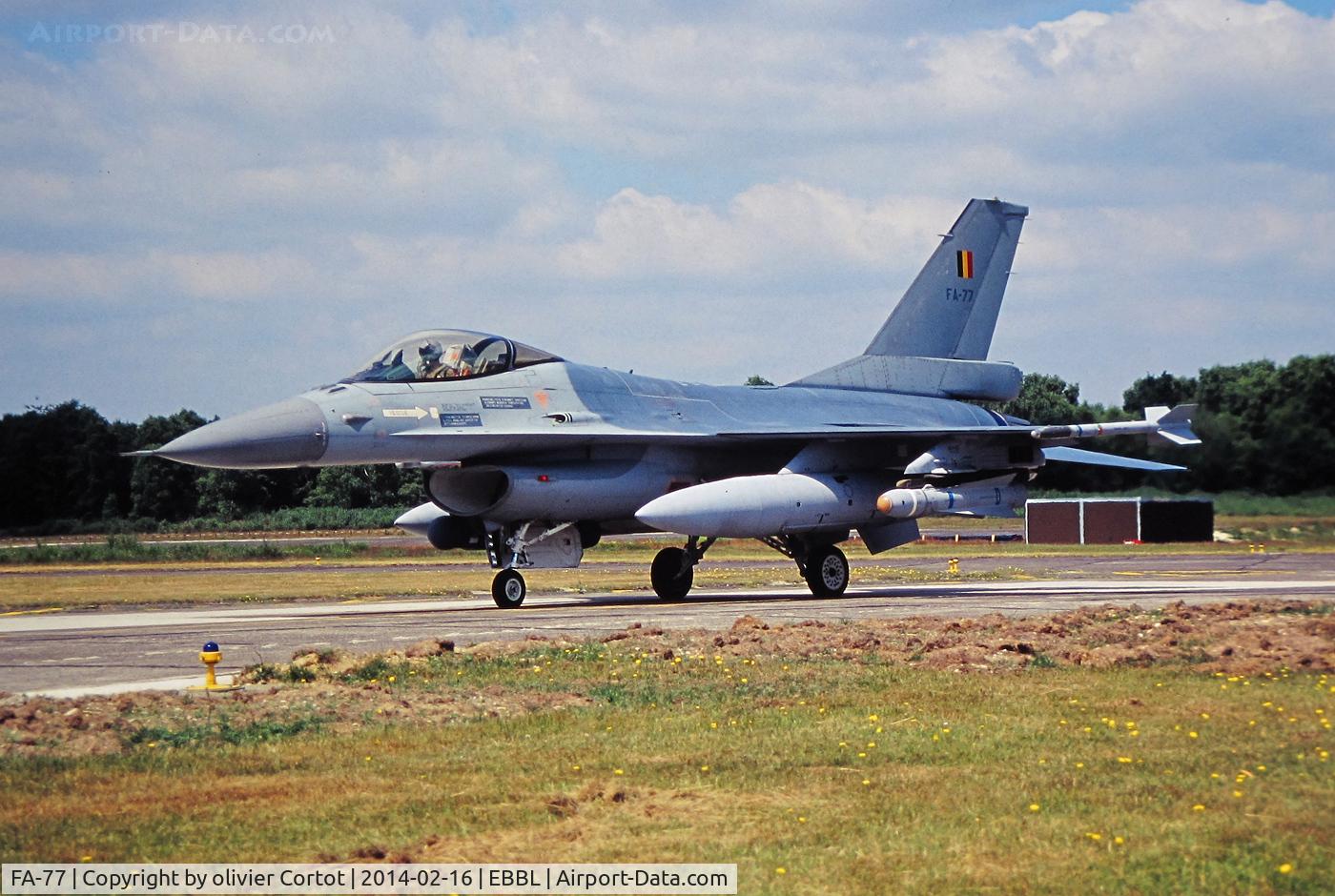 FA-77, SABCA F-16AM Fighting Falcon C/N 6H-77, Tigermeet 2001