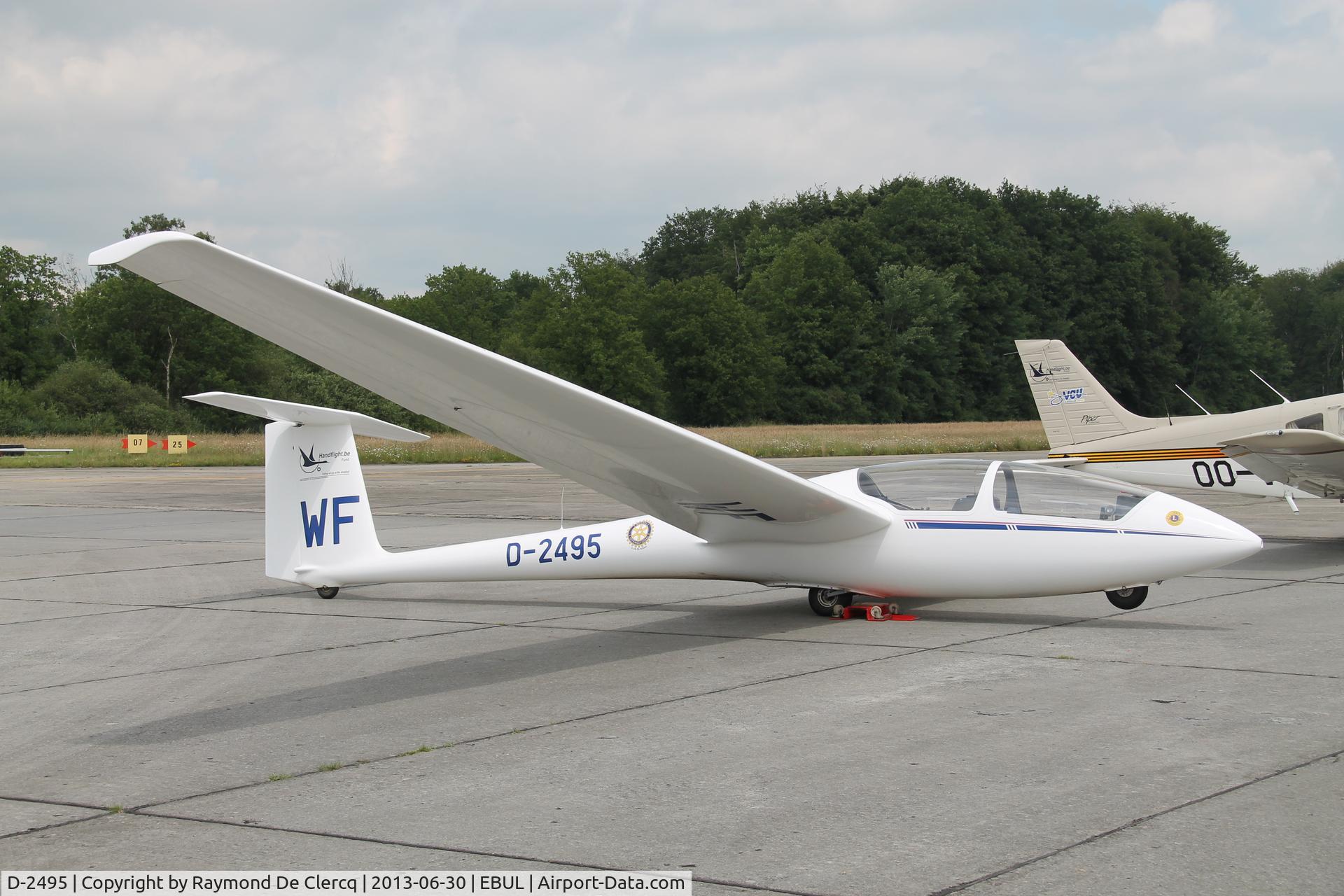 D-2495, Schleicher ASK-21 C/N 21057, Opendoor at Ursel   30-6-2013