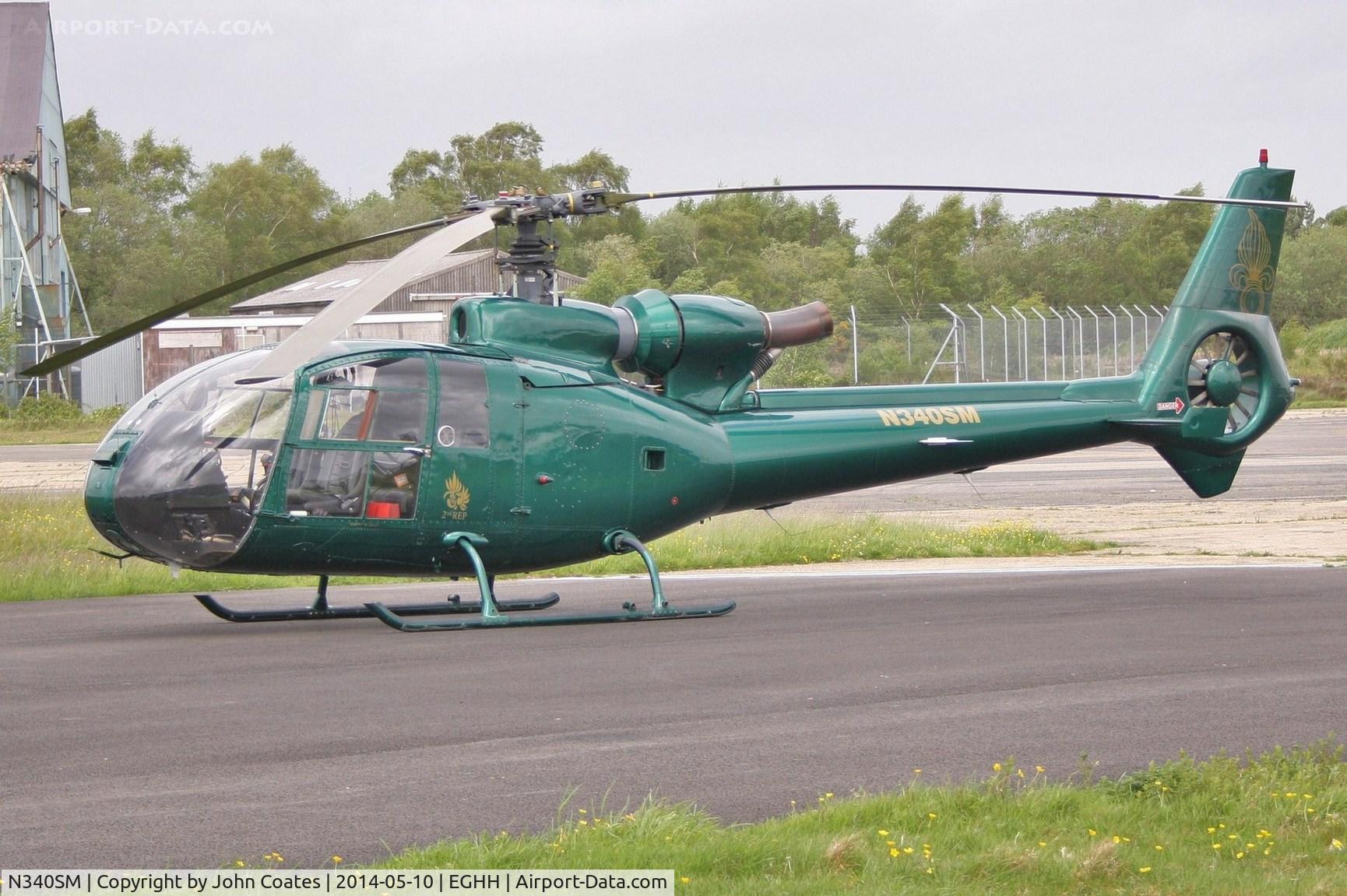 N340SM, 1978 Aerospatiale SA-341G Gazelle C/N 1509, At BHL