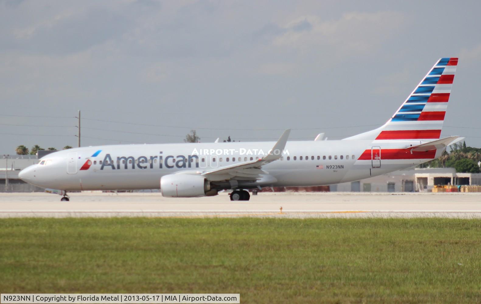 N923NN, 2013 Boeing 737-823 C/N 31167, American 737-800