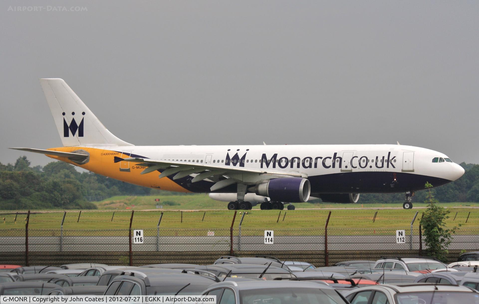 G-MONR, 1989 Airbus A300B4-605R C/N 540, Waiting to depart