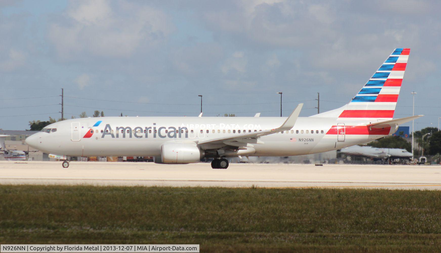 N926NN, 2013 Boeing 737-823 C/N 33321, American 737-800