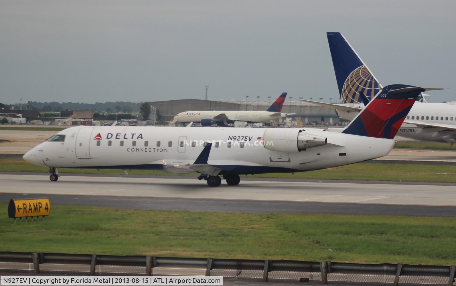 N927EV, 2003 Bombardier CRJ-200ER (CL-600-2B19 C/N 7844, ASA CRJ-200