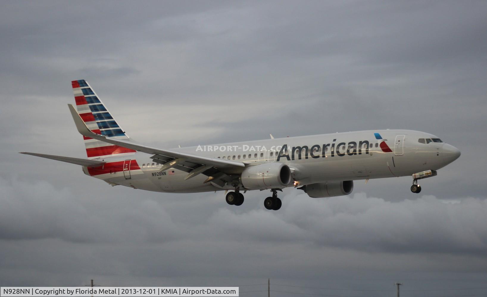 N928NN, 2013 Boeing 737-823 C/N 31172, American 737-800