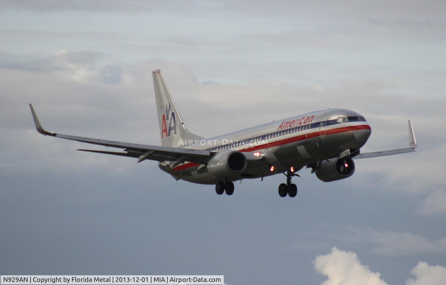 N929AN, 2000 Boeing 737-823 C/N 30078, American 737-800