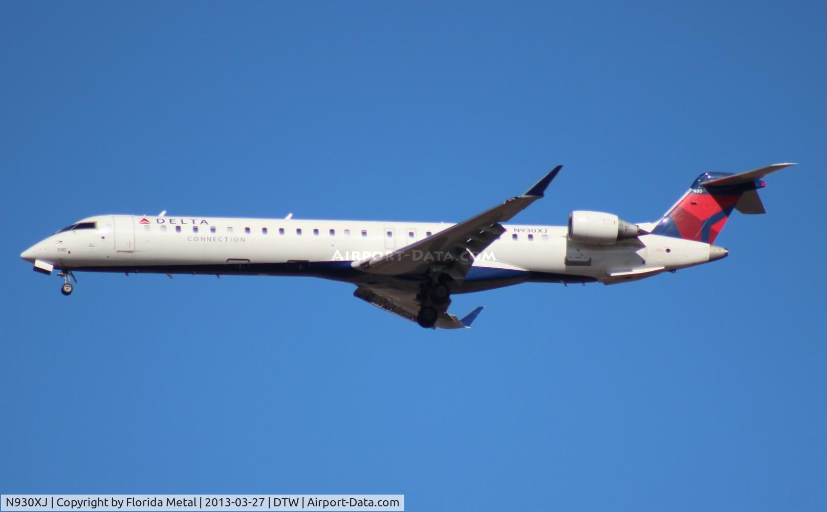 N930XJ, 2008 Bombardier CRJ-900ER (CL-600-2D24) C/N 15192, Delta Connection CRJ-900