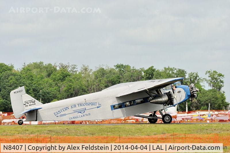 N8407, 1929 Ford 4-AT-E Tri-Motor C/N 69, Sun-N-Fun 2014