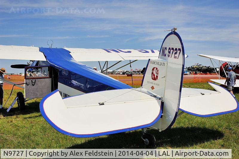 N9727, 1927 Fairchild 71 C/N 603, Sun-N-Fun 2014