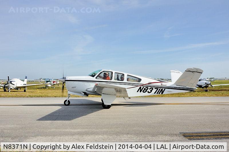 N8371N, 1968 Beech V35A Bonanza C/N D-8758, Sun-N-Fun 2014