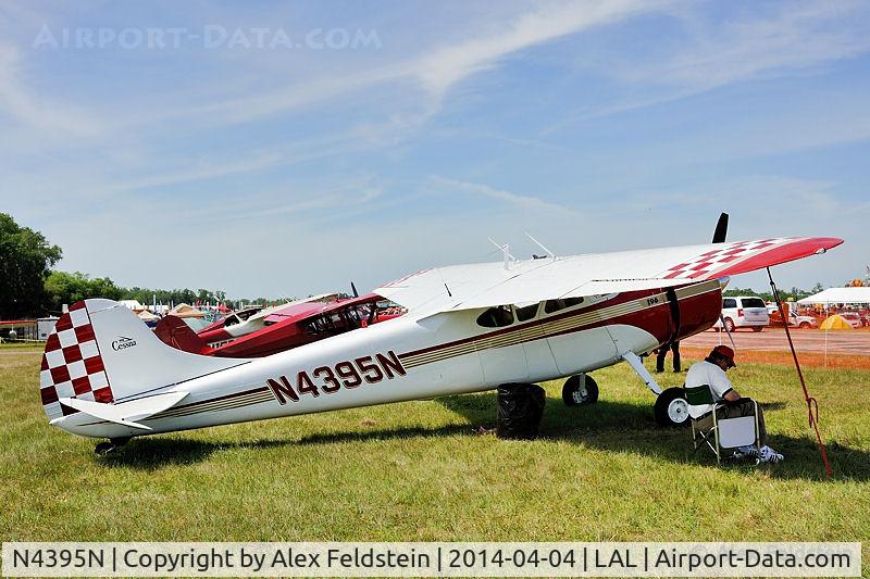 N4395N, 1947 Cessna 195 C/N 7010, Sun-N-Fun 2014