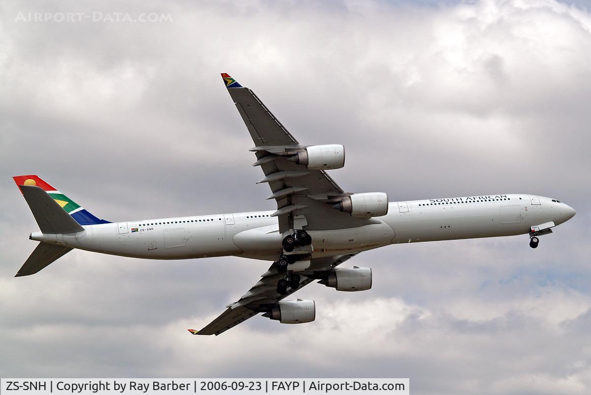 ZS-SNH, 2005 Airbus A340-642 C/N 626, Airbus A340-642 [626] (South African Airways) Ysterplaat~ZS 23/09/2006